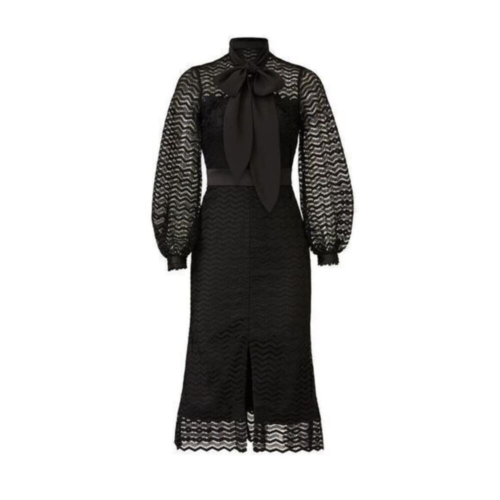 UNITEDWOOD Carla Lace Black Dress Size 2